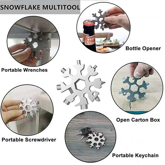 Snowflake Multi-Tool Stainless Steel