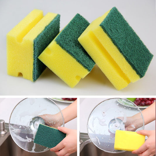 Scrub Sponge 2 in 1 PAD for Kitchen, Sink, Bathroom Cleaning Scrubber (6 pc)