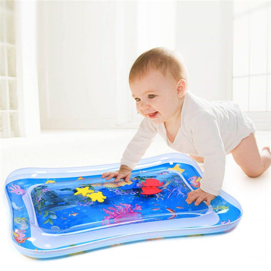 Baby Water Mat Inflatable Baby Play Mat Activity Center for Infant Baby Toys (Assorted Design)