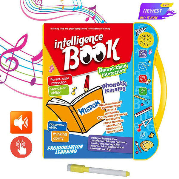 Musical Learning Study Book with Numbers, Letters