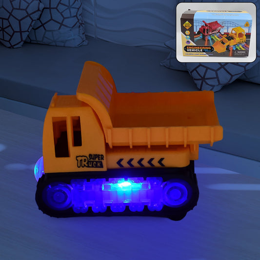 Engineering Vehicle Toys for Kids - Self-Driving Super Dump Truck Toy | Self-Driving Trucks, Engineering truck Electric Vehicle Toys boys birthday gift toys (1 Pc)