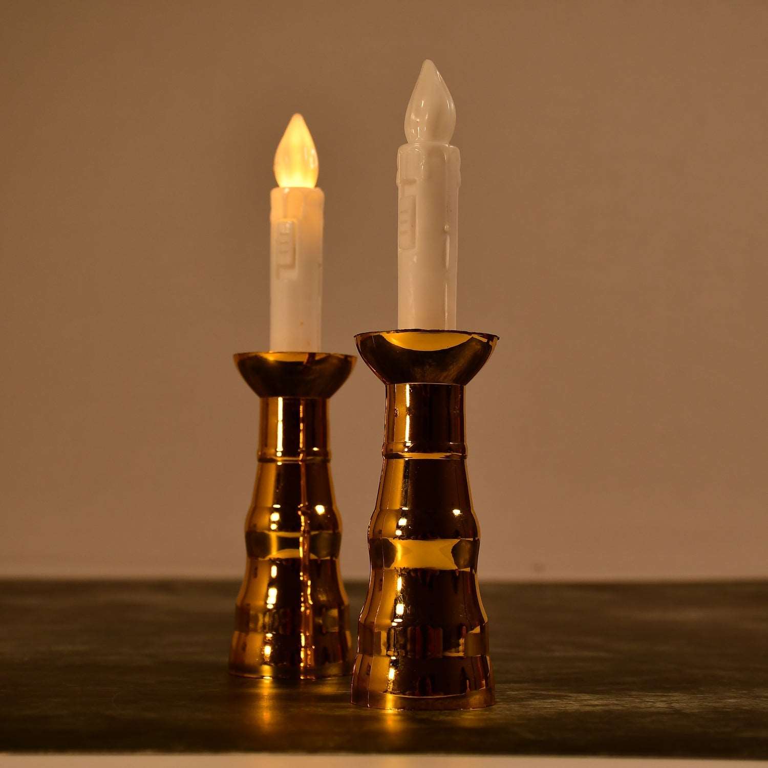 2pcs LED Candle Light Candles Flameless Lamp Indoor Window Decoration Wedding Party Decor Light