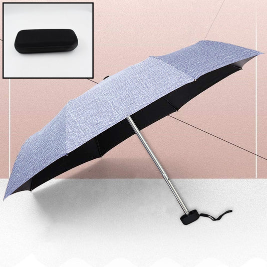 3-Fold Umbrella Summer Sun and Rain Protection Foldable Cute Umbrella || UV Protection Rain Sun Umbrella || Travel Accessories || Umbrella for Children, Girls, and Boys (1 Pc / With Zip Case) 