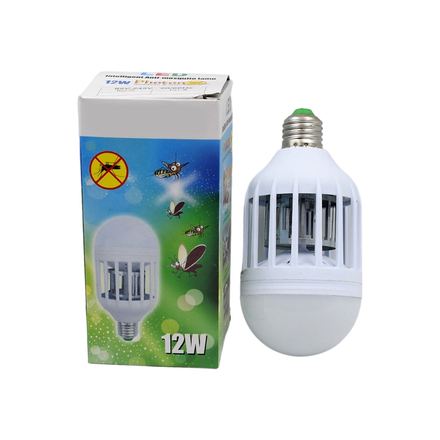 Mosquito Killer Lamp 12W & 15W  E27 Summer Moths Flying Insects Led Zapper Mosquito Killer Lamp Light Bulb Household