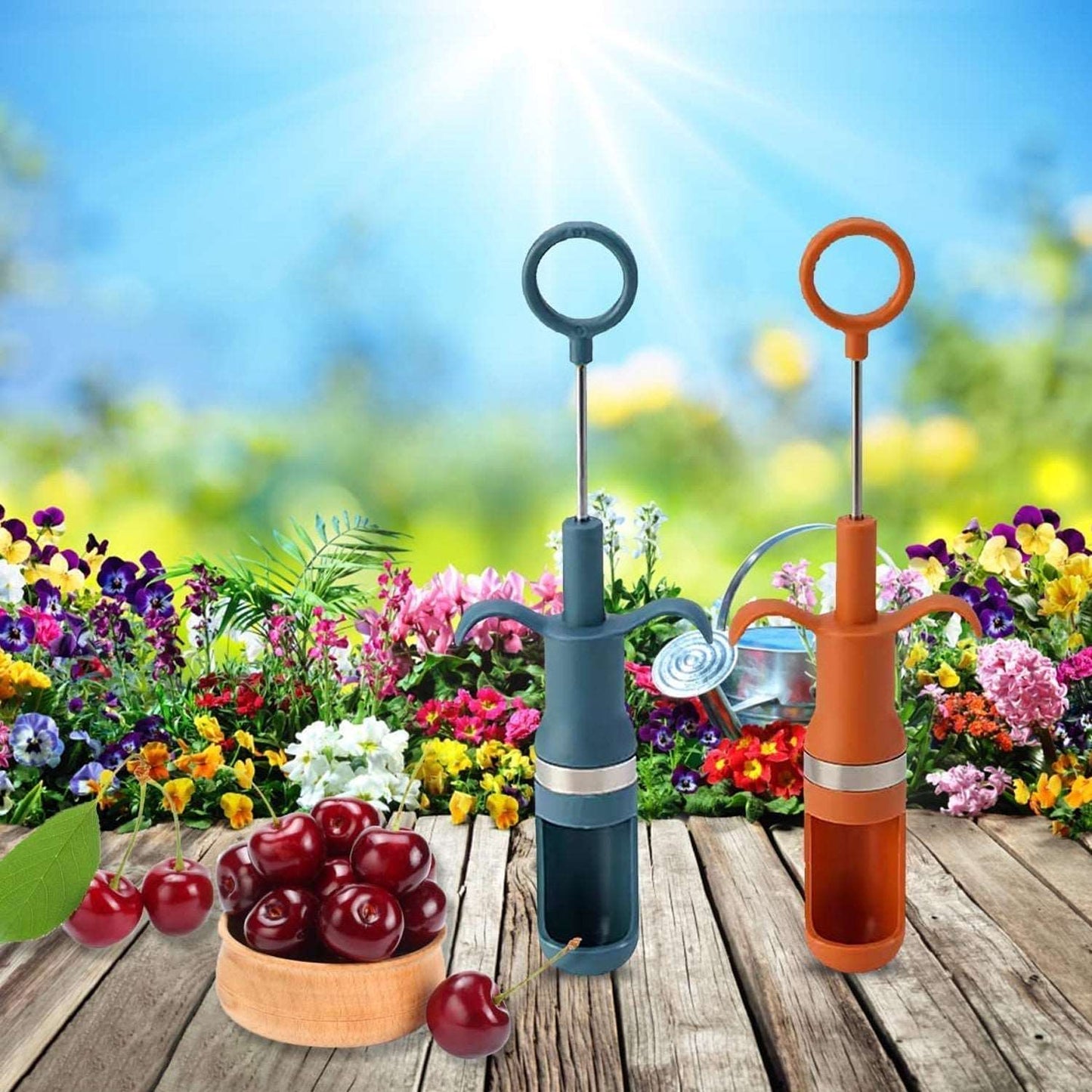 Cherry Pitter Tool, One Hand Operation Cherry Corer Pitter Remover Tool Best, Cherry Pit Kitchen Tools for Cherries Jam Quick Removal Fruit Stones (1pc)