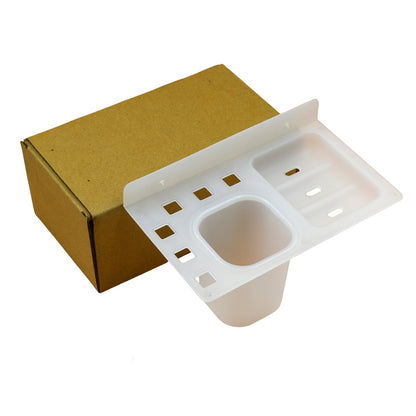 4776 3 in 1 Plastic Soap Dish and plastic soap dish tray used in bathroom and kitchen purposes. 