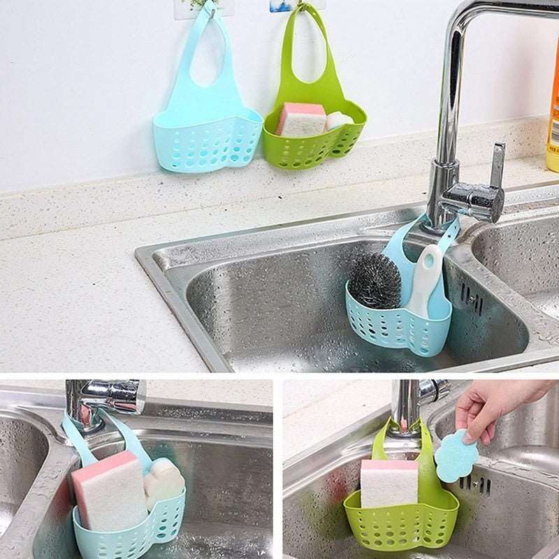 Adjustable Kitchen Bathroom Water Drainage Plastic Basket