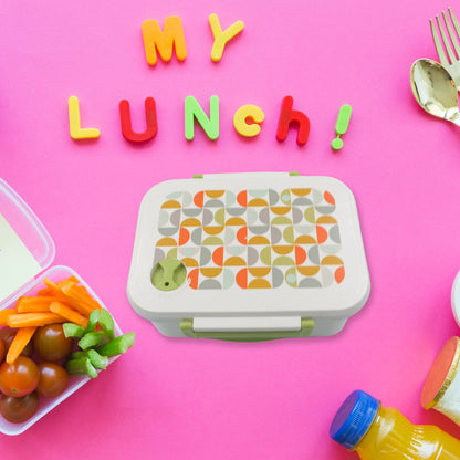 Lunch Box 3 Compartment With Leak Proof Lunch Box & 1 spoon, For School & Office Use