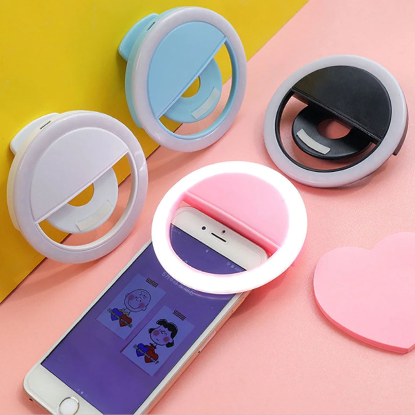 SELFIE RING LIGHT FOR BRIGHT SHADE OVER FACE