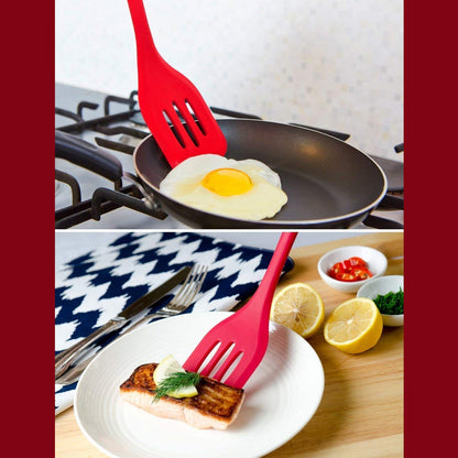 Silicone Spatula | Non-Stick | Heat, Stain and Odor Resistant | Easy to Clean and Dishwasher Safe | Seamless Kitchen Utensil