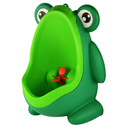Cute Fog Standing Potty Training Urinal for Boys Toilet with Funny Aiming Target