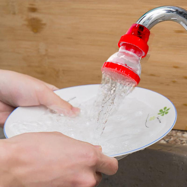Big Plastic 360-Degree Shower Head Faucet