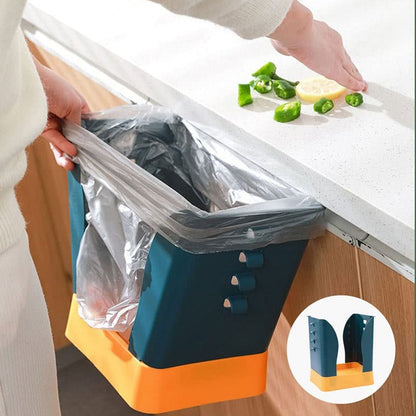 Waste Bin Trash Can Waste Container, Plastic Garbage Can Expandable Trash Bag Holder