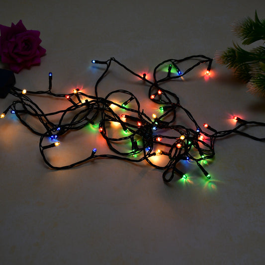 4 Meter Festival Decoration LED String Light in Multicolor with 3 modes changing controller