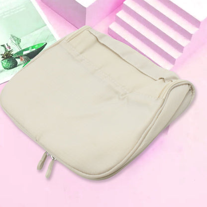 Waterproof Cosmetic Storage Bag Handheld Foldable Hook Cosmetic Bag with Zipper Closure Handbag (1Pc)
