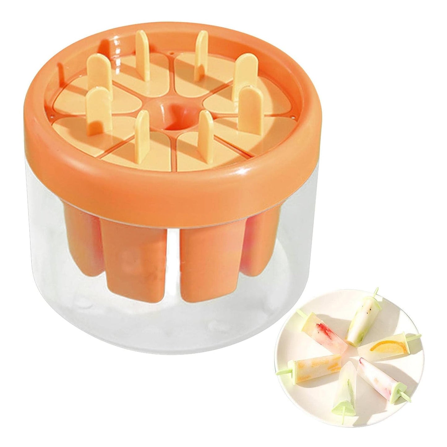 Ice Cream Candy Molds With Sticks Easy Release Summer Party Supplies Popsicles Candy Molds (8 Candy Mold Maker)