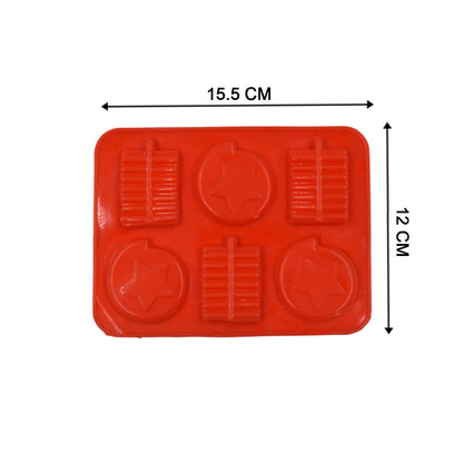 Chocolate Mould Tray 6 Cavity Silicon Cake Baking Mold