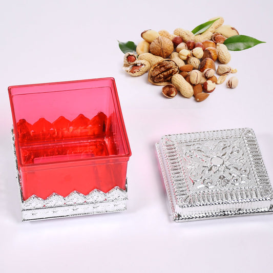 RUBY DRYFRUIT STORAGE CONTAINER  ATTRACTIVE DESIGN BOX FOR HOME , GIFTING & KITCHEN USE