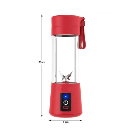 Portable USB Electric Juicer - 6 Blades (Protein Shaker)