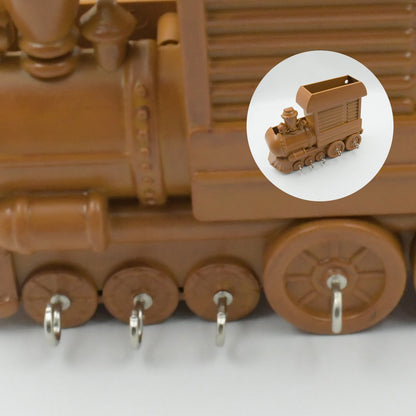Plastic Train Engine Design Plastic Key Holder | Mount Decorative Keys Organizer Key Holder