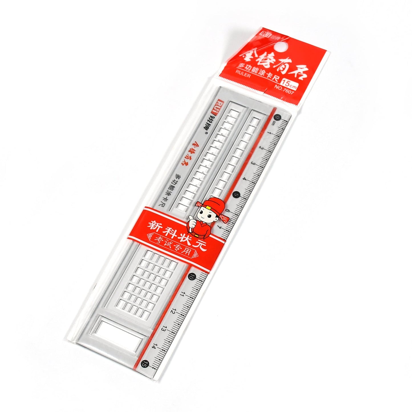 Plastic Ruler Scale Durable & Sturdy Transparent Straight Measuring Tool 15cm Transparent Scale (Pack of 1)
