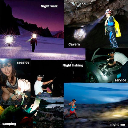 Head Lamp 9 Led Long Range Rechargeable Headlamp Adjustment Lamp Use For Farmers, Fishing, Camping, Hiking, Trekking, Cycling