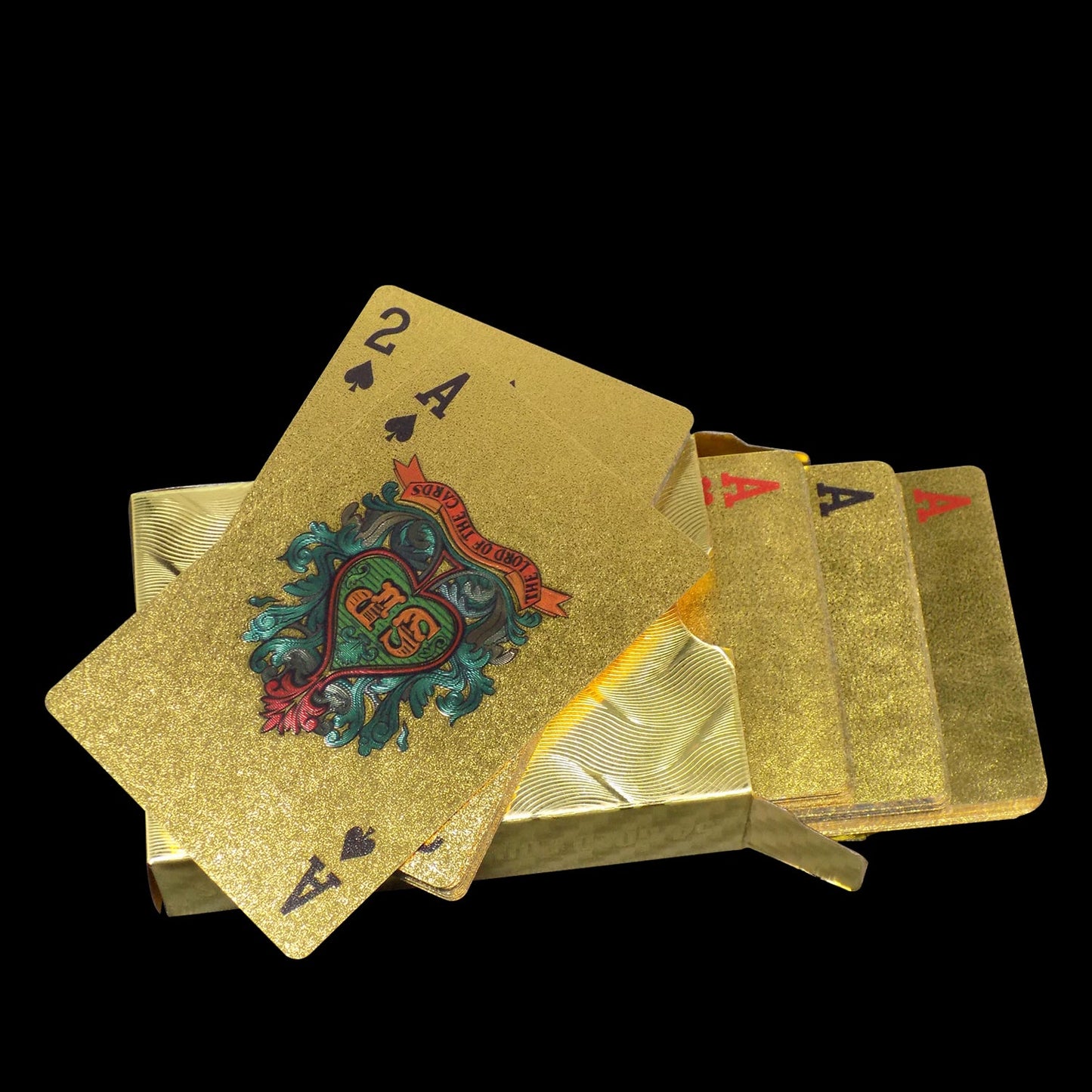 GOLD PLATED POKER PLAYING CARDS