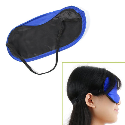 New Men, Women Blindfold Soft Satin Sleep Mask Eye Mask Blind fold Block Out Light for Travel, Shift Work & Meditation (1pc)
