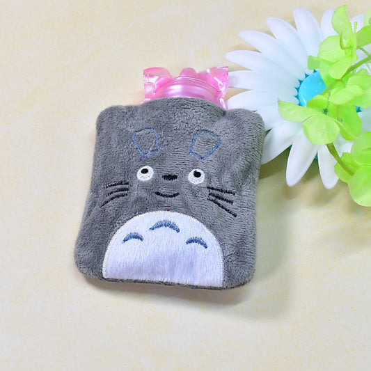 Totoro Cartoon Hot Water Bag small Hot Water Bag with Cover for Pain Relief, Neck, Shoulder Pain and Hand, etc