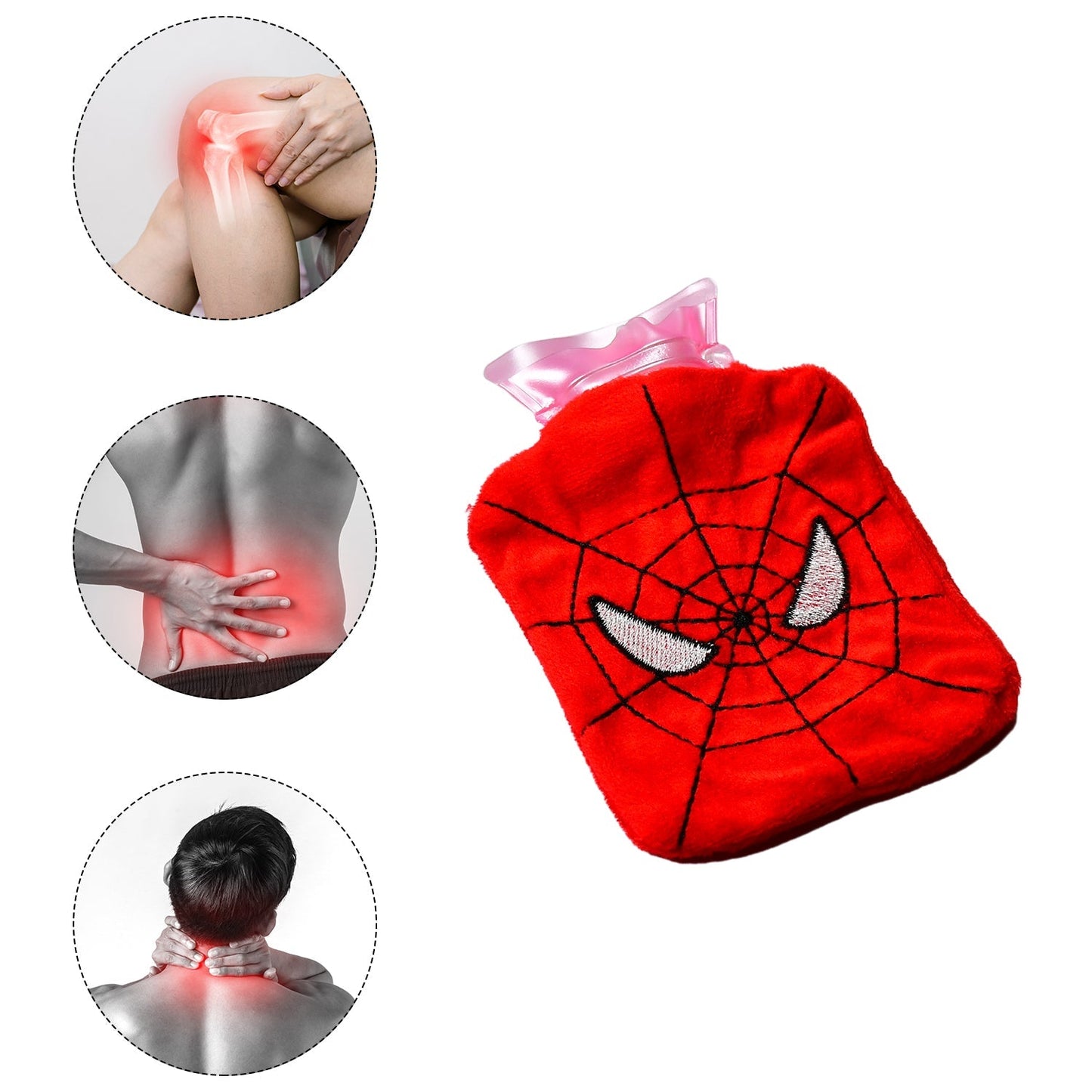 Spiderman small Hot Water Bag with Cover for Pain Relief, Neck, Shoulder Pain and Hand, Feet Warmer, Menstrual Cramps