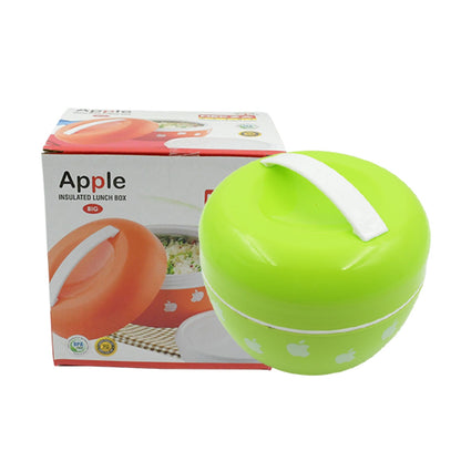 Big Apple Shape Carry Case Lunch Box Apple Fruit Storage Container for School Kids, Office, Picnic