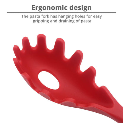 Silicone Spaghetti Spoon Pasta Spoon Easy Clean  for Your Home Restaurant (22cm)