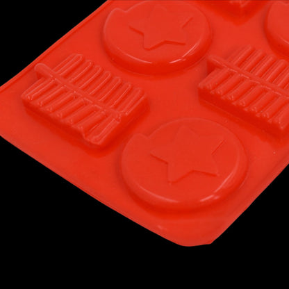 Chocolate Mould Tray 6 Cavity Silicon Cake Baking Mold