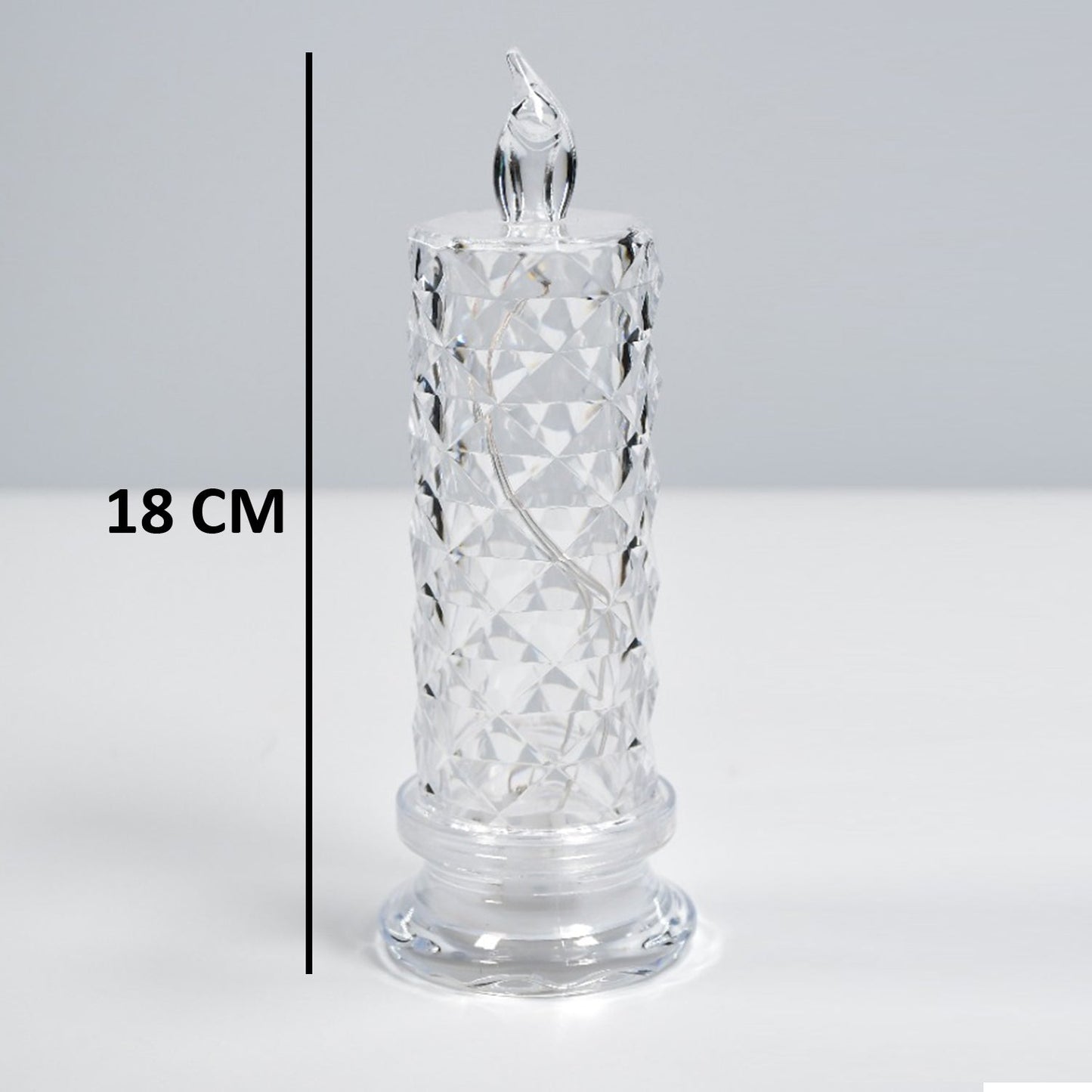 Rose Candles for Home Decoration, Crystal Candle Lights