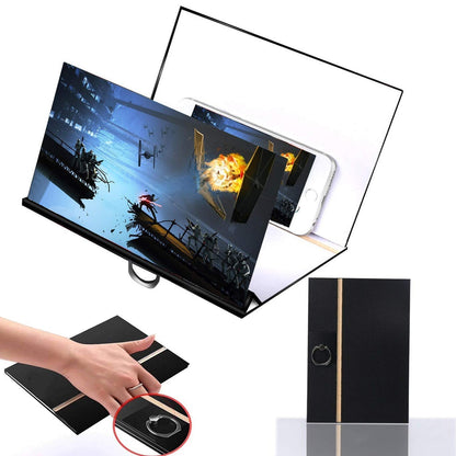 Phone Screen Magnifier Video Screen Amplifier Expander Holder Bracket for Mobile Phone Screen Zoom Display