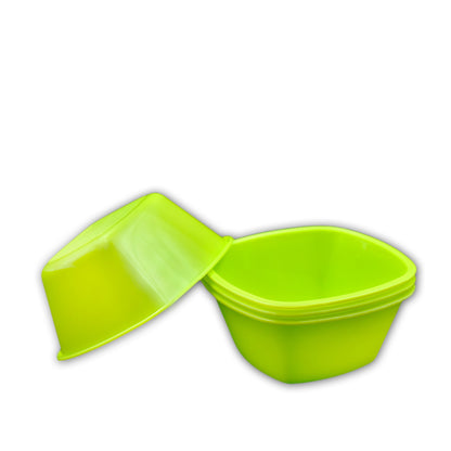 Square Plastic Bowl For Serving Food 4 pcs