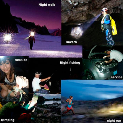 Head Lamp 15 Led Long Range Rechargeable Headlamp Adjustment Lamp Use For Farmers, Fishing, Camping, Hiking, Trekking, Cycling