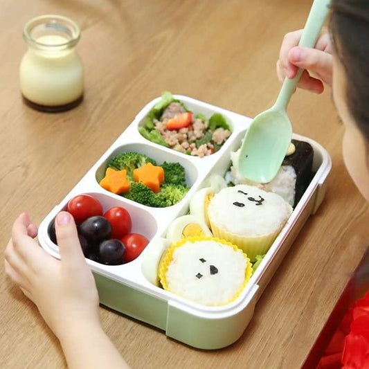 Lunch Box 4 Compartment With Leak Proof Lunch Box For School & Office Use