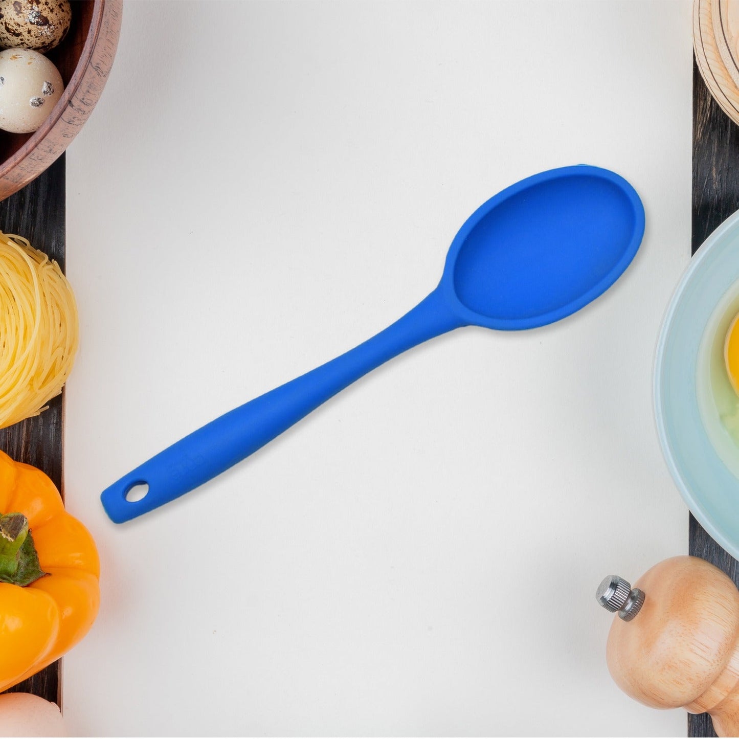 Silicone Small Spoon Scoop Kitchen Utensils Tool Flatware