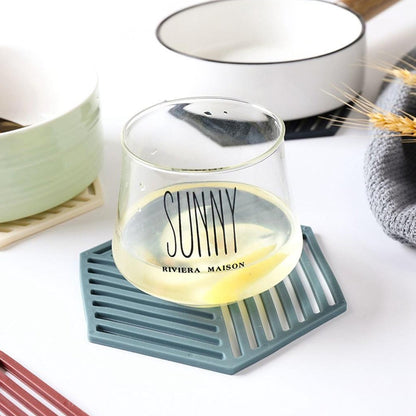 Dining Table mat Heat Insulation pad Nordic Heat-Resistant Anti-Scald mats Household Kitchen Pot mats Coasters ( 1 pcs )