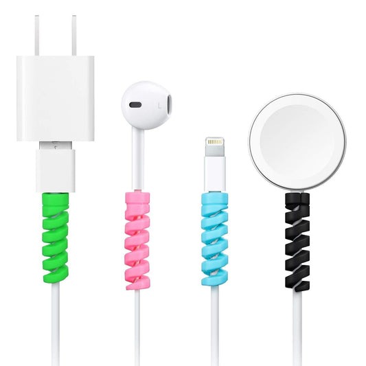 Spiral Charger Spring Cable Protector Data Cable Saver