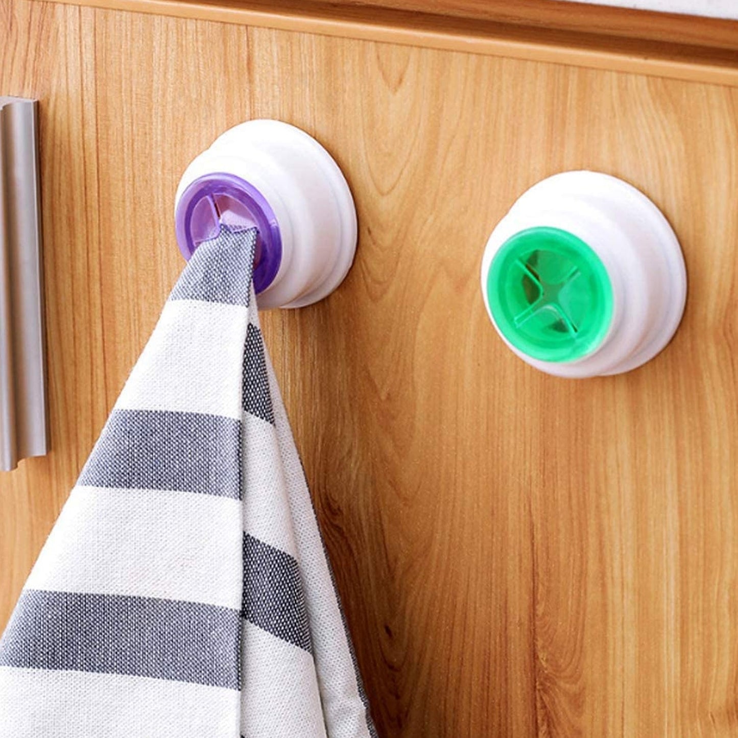 Towel Holder for hanging towels and easy take-in 4 Pcs Pack