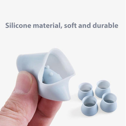 Furniture Feet Pads, Chair Leg Caps Good Flexibility Not Easy to Fall Silicone Pad ( 4pcs Pad )
