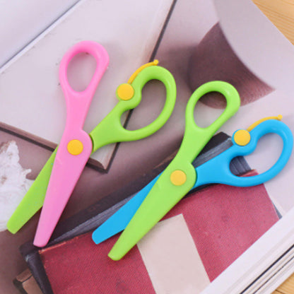 Kids Handmade Plastic Safety Scissors Safety Scissors