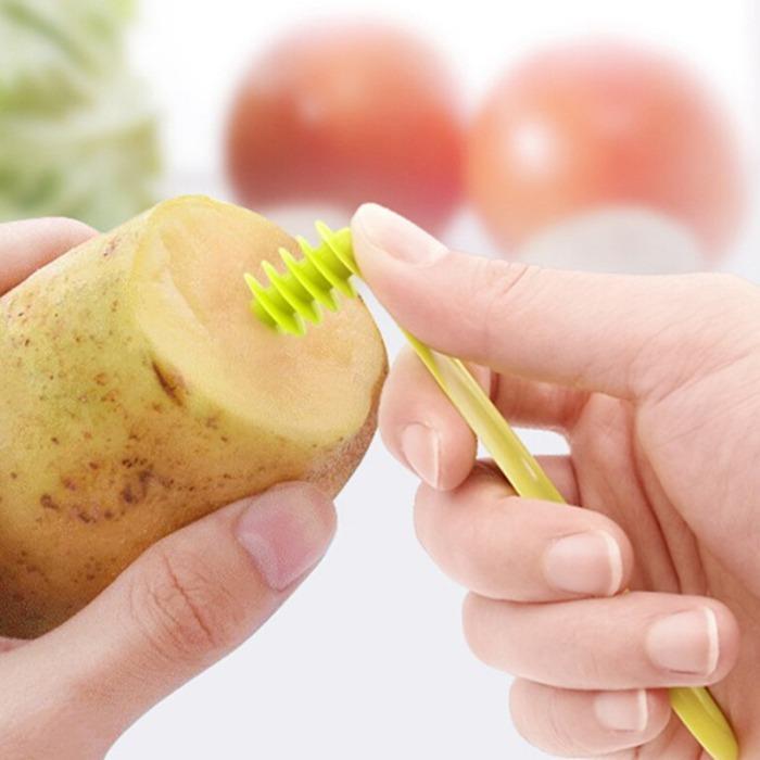 रसोई प्लास्टिक सब्जियां सर्पिल कटर सर्पिल चाकू सर्पिल पेंच स्लाइसर