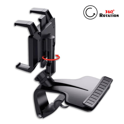 Car Mobile Phone Holder Mount Stand with 360 Degree. Stable One Hand Operational