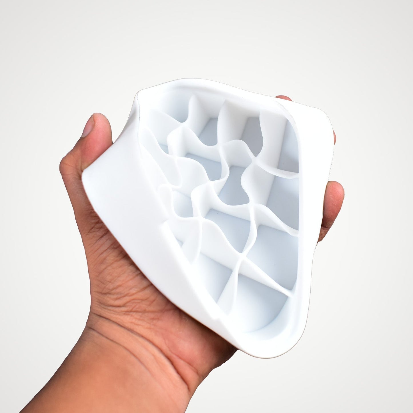 Silicone Ice Tray Mold Household Press-type Ice Cube Grinder Food-grade Freezer Box Multi-functional Ice Storage Box