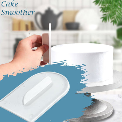 PLASTIC CAKE DECORATING ICING SMOOTHER