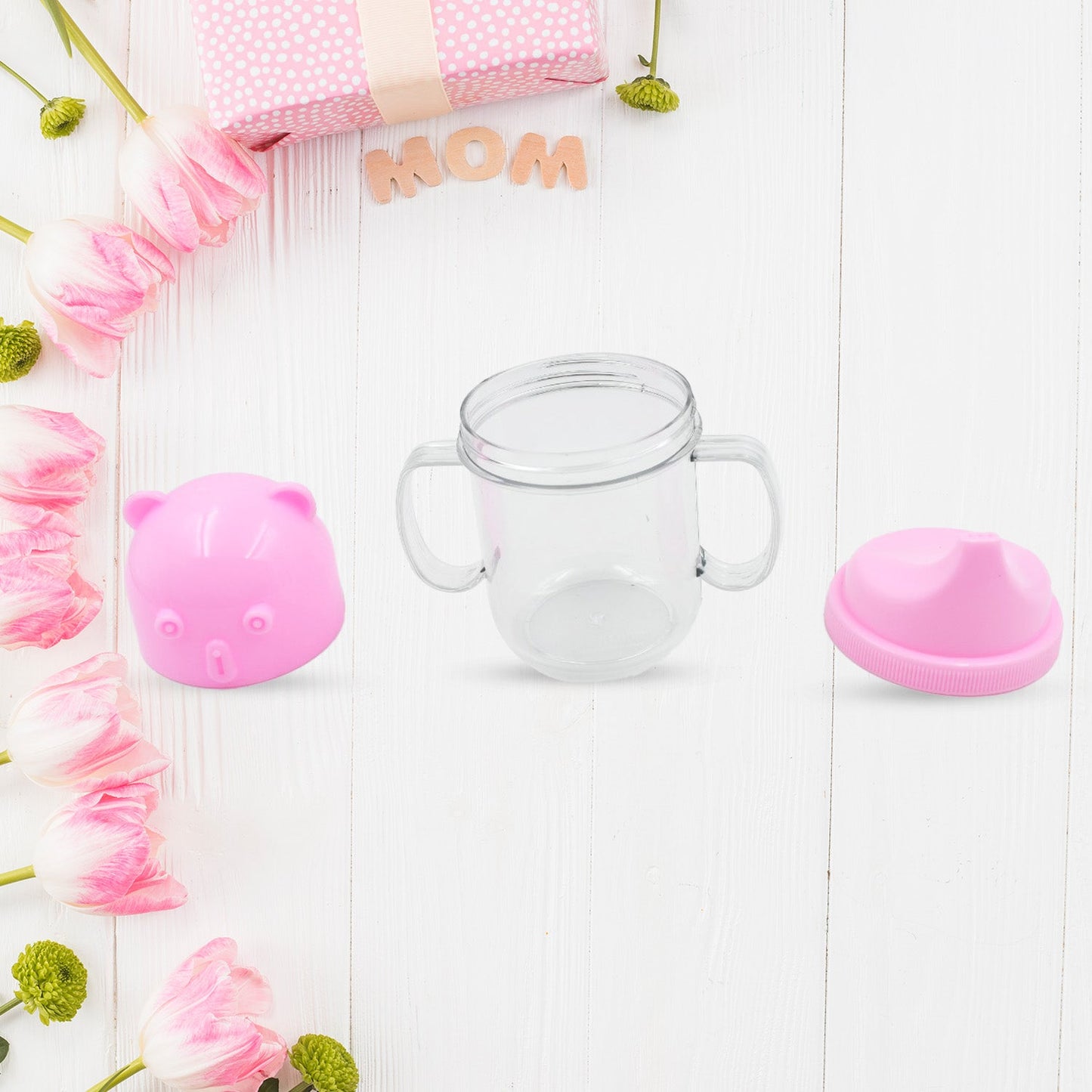 Baby Milk Mug Sippy Cup Baby Mug, Leakproof, Mug For Kids Lightweight, Nursing, Dishwasher Safe Mug (250 Ml / 1 Pc)