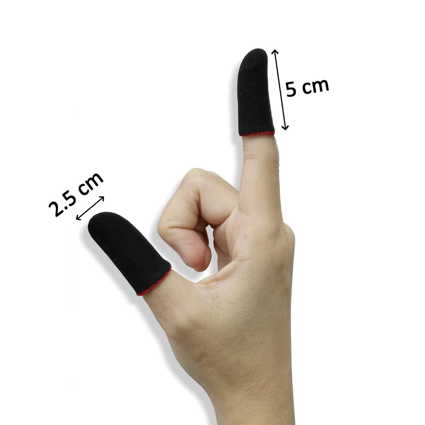 Thumb & Finger Sleeve for Mobile Game, Pubg,Cod,Freefire (1Pair only)